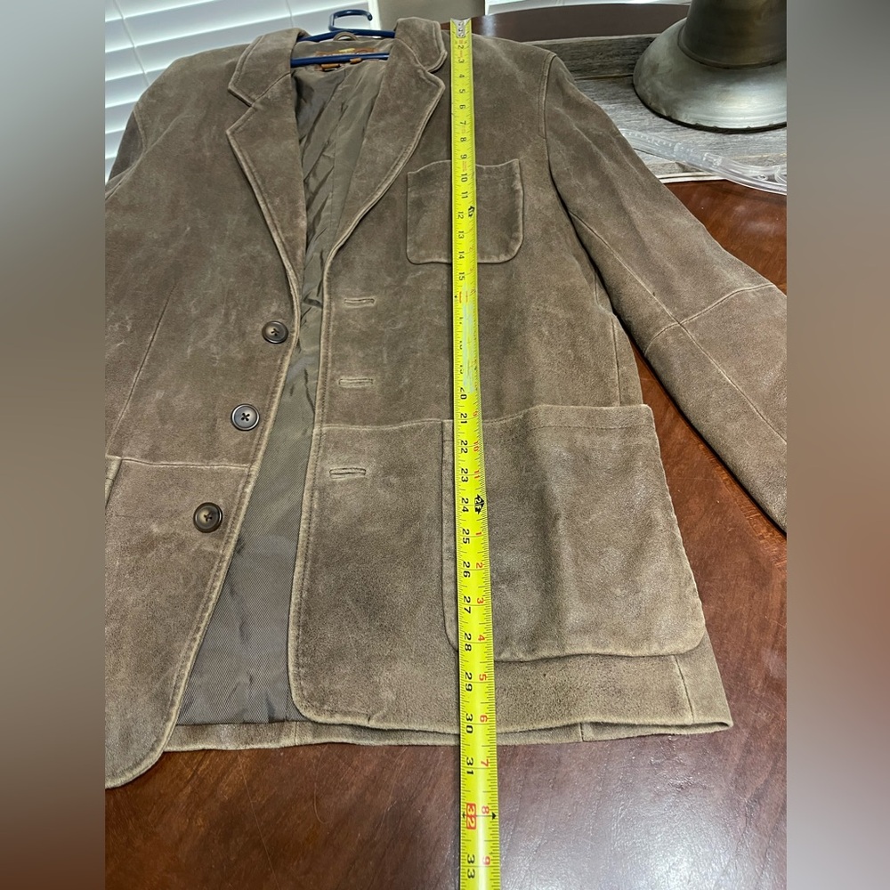 The Territory Ahead Leather Blazer Jacket Sport Coat Vintage - Picture 11 of 11
